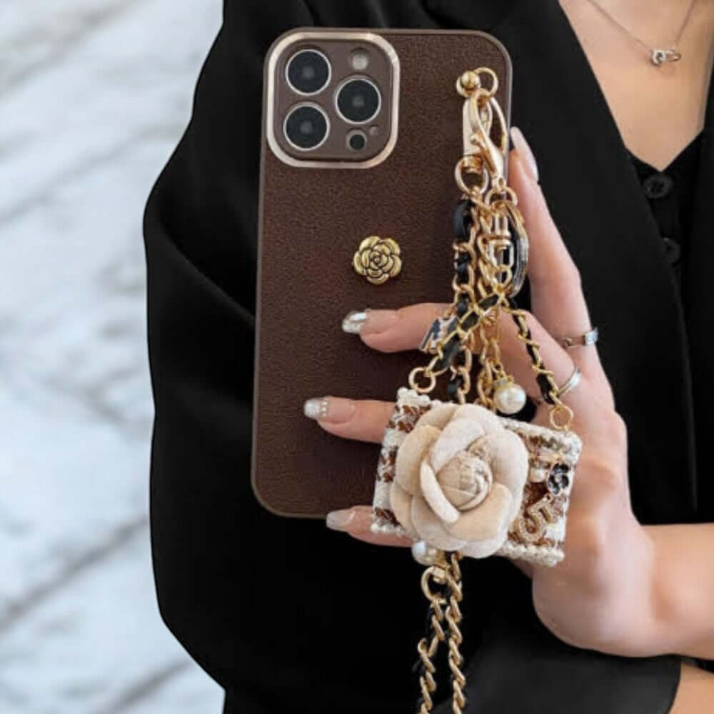 Rosie - Sophisticated Brown Rose Case