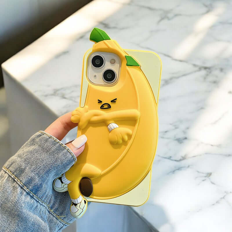 Lilli - Sassy Banana Hug Phone Case