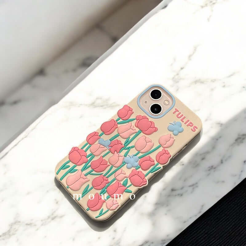 Beatrice - Fields of Tulips Phone Case