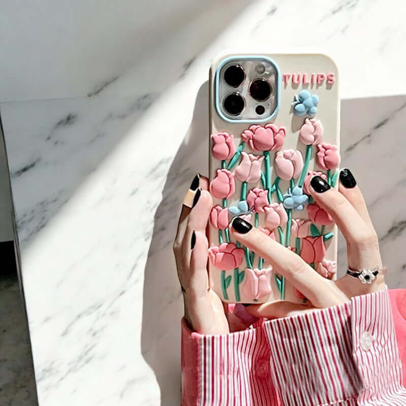 Beatrice - Fields of Tulips Phone Case