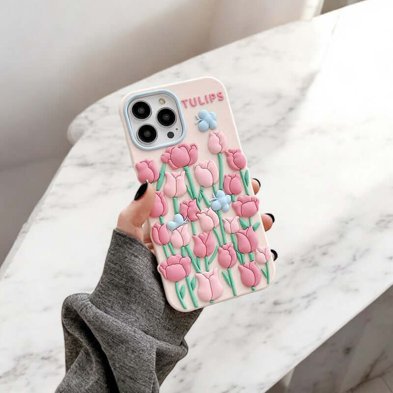 Beatrice - Fields of Tulips Phone Case