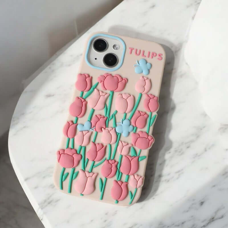 Beatrice - Funda para Teléfono de Campos de Tulipanes