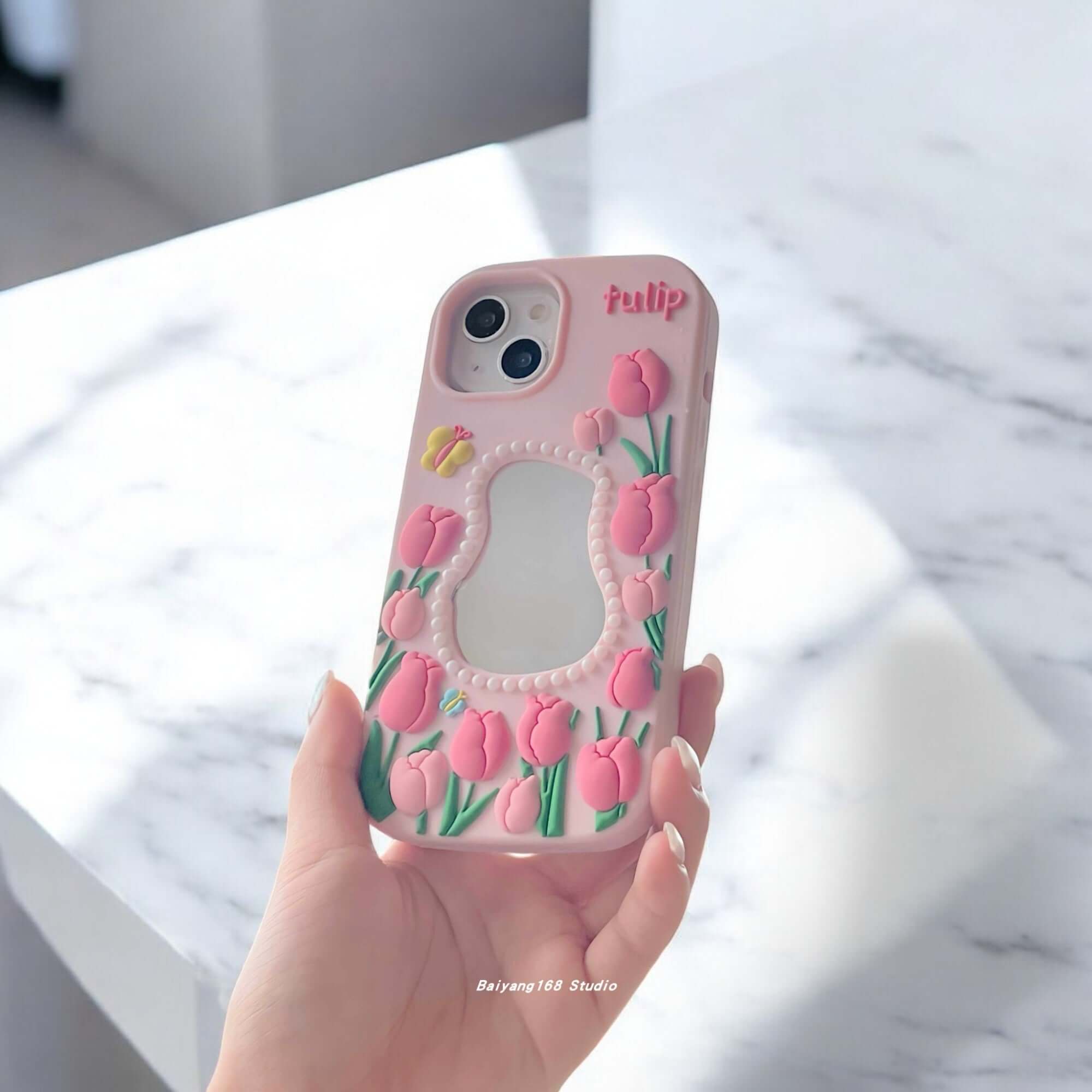 Annabelle - Funda para Teléfono de Tulipán en Flor