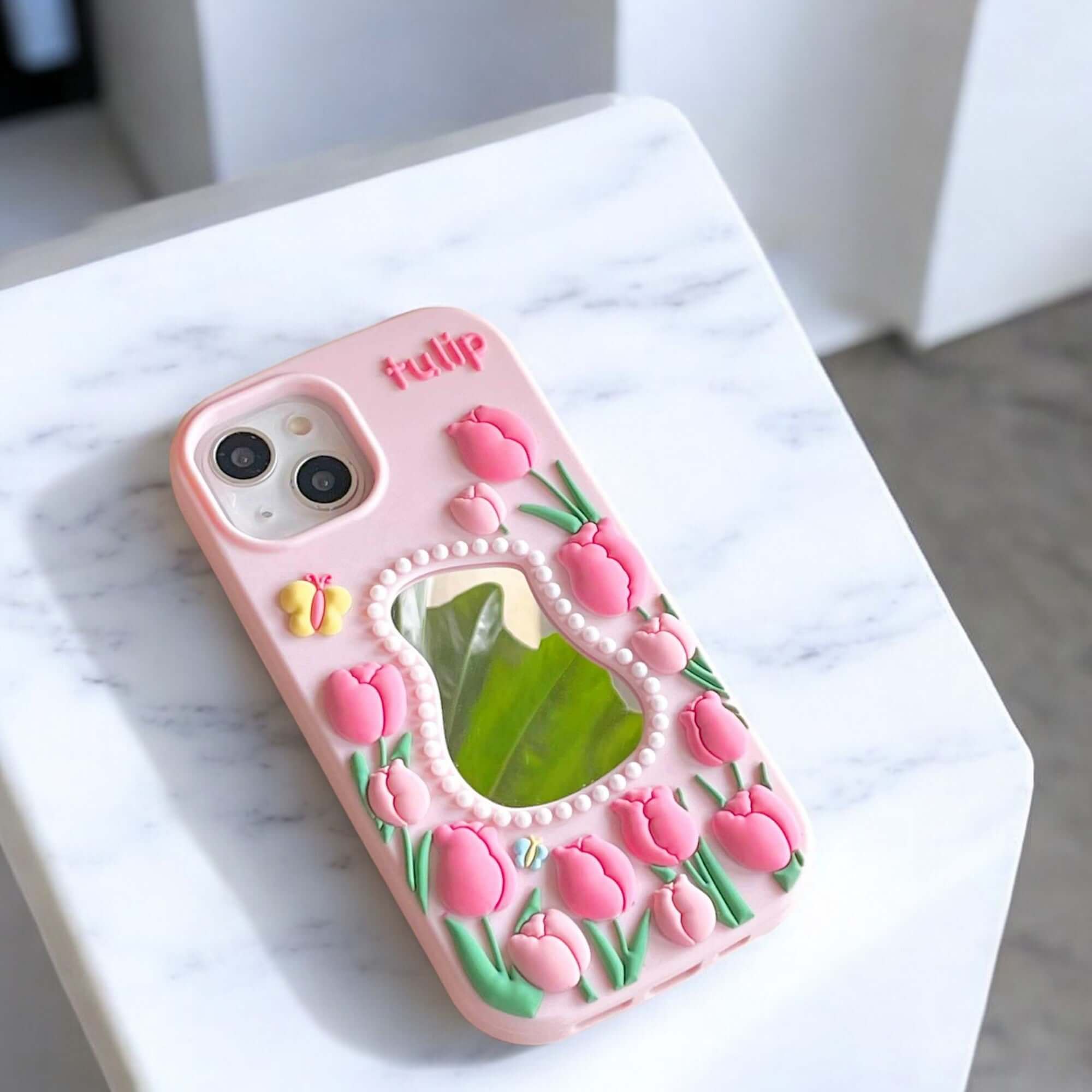 Annabelle - Coque de Téléphone Tulipe Épanouie