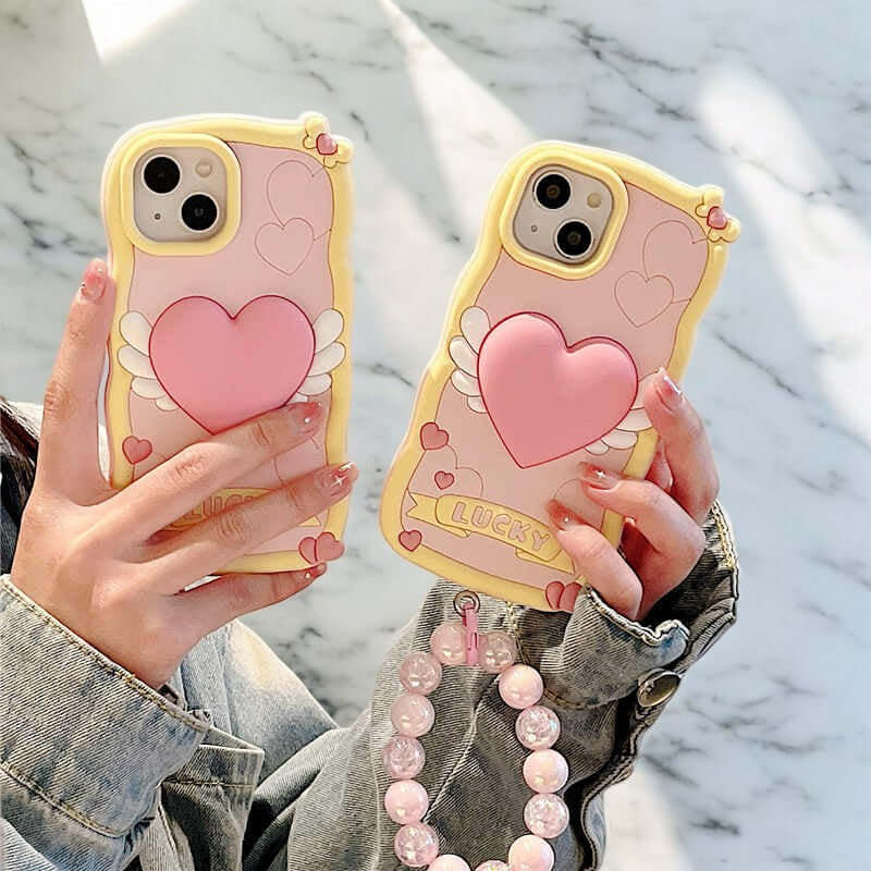 Darcey - Cupid’s Heart Charm Phone Case