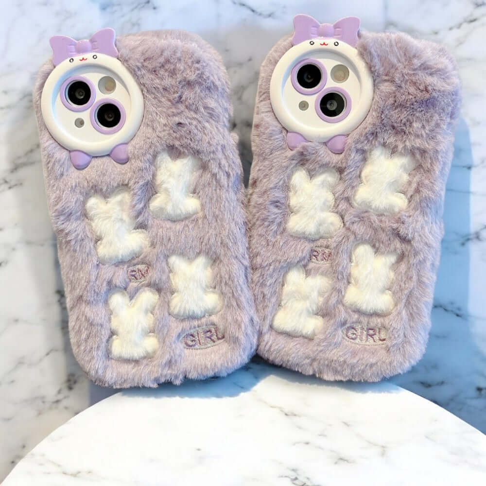 Justy - Fluffy Bunny Phone Case